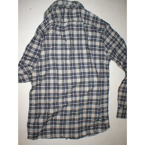 New Mens NWT Slate & Stone Button Down Shirt Dark Navy Blue Gray M Designer Wool - Picture 4 of 4